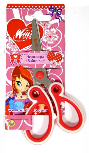 Ножницы детские "Бабочка", 135 мм. (SC9405-B/WFD) обложка книги