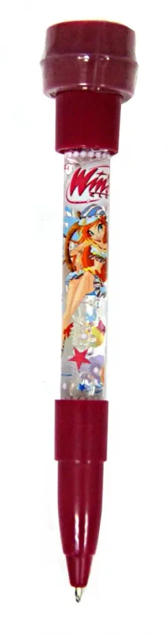 Ручка шариковая с мыльными пузырями и штампиком Winx, розовая (JF9201-D/WO) обложка книги