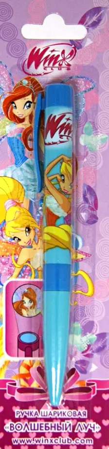 Шариковая автоматическая ручка "Winx. Волшебный луч" (MQ-88-b(MQ-888-b)/WH) обложка книги