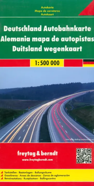 Germany motorway map. 1:500 000 Germany motorway map. 1:500 000 обложка книги