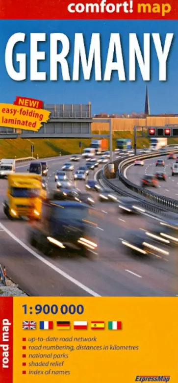 Germany. Road Map. 1:900 000 обложка книги