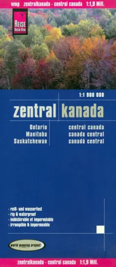 Central Canada 1:1 900 000 обложка книги