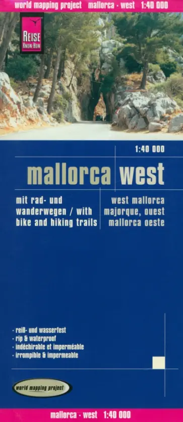 Mallorca west. 1:40 000 Mallorca west. 1:40 000 обложка книги