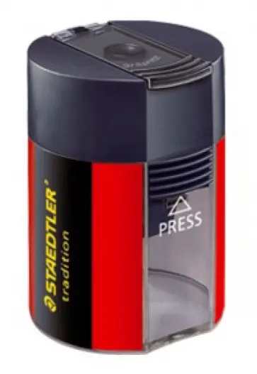 Точилка пластиковая бочонок "Tradition", красно-черная (51100502) обложка книги