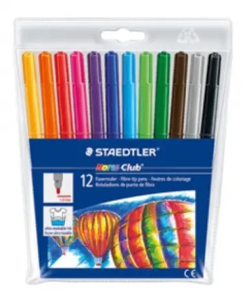 Фломастеры "Noris Club" 12 цветов (325WP12) обложка книги