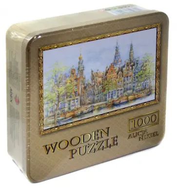 Puzzle-1000 "Амстердам. Вдоль канала" (10065) обложка книги