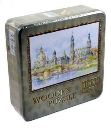 Puzzle-1000 "Дрезден. Вид на канал" (10070) обложка книги