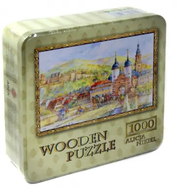 Puzzle-1000 "Гельдеберг. Замок и Старый Мост" (10080) обложка книги