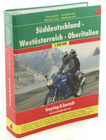 Motorbike Atlas. Germany South. Austria West. Italy North Motorbike Atlas. Germany South. Austria West. Italy North обложка книги