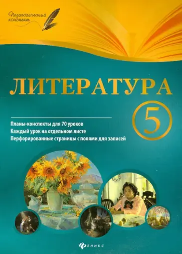 Ирина Челышева - Литература. 5 класс. Планы-конспекты уроков обложка книги