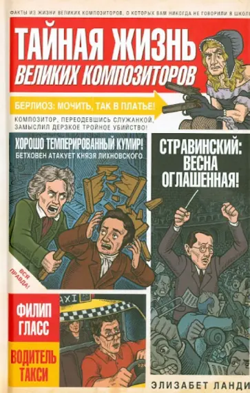 Элизабет Ланди - Тайная жизнь великих композиторов обложка книги