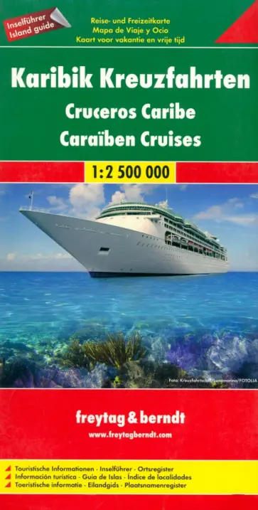 Caribbean Cruises 1:2 500 000 Caribbean Cruises 1:2 500 000 обложка книги