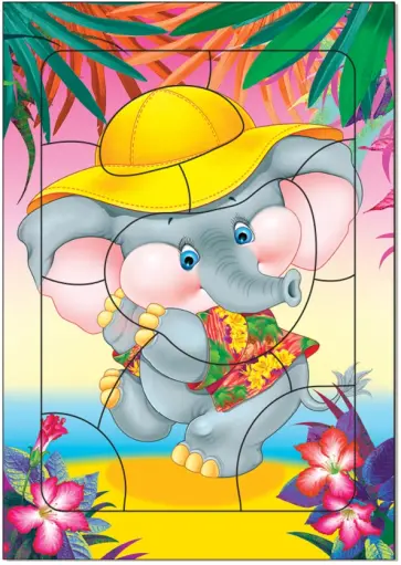 Развивающие рамки Слоненок обложка книги