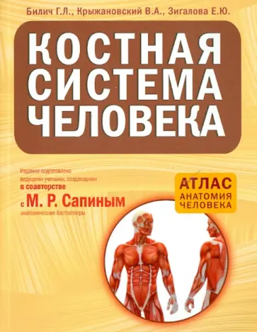 Билич, Крыжановский - Костная система человека Билич, Крыжановский - Костная система человека обложка книги