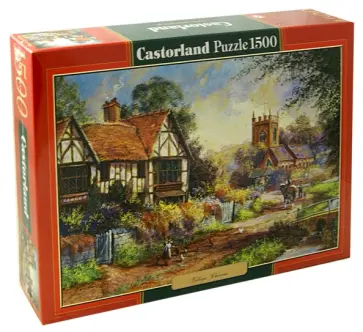 Puzzle-1500 "Деревня" (C-151196) обложка книги