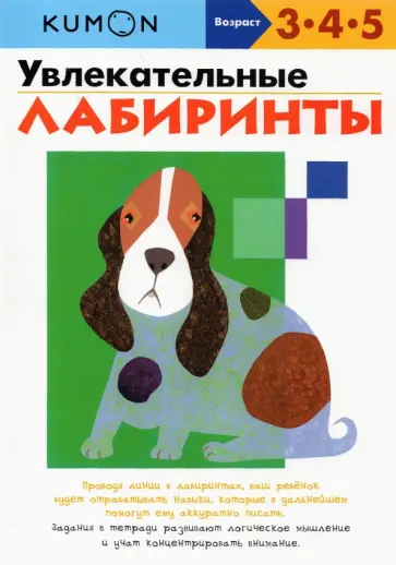 KUMON. Увлекательные лабиринты обложка книги