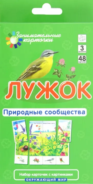 Е. Гончарова - Лужок. Природные сообщества обложка книги