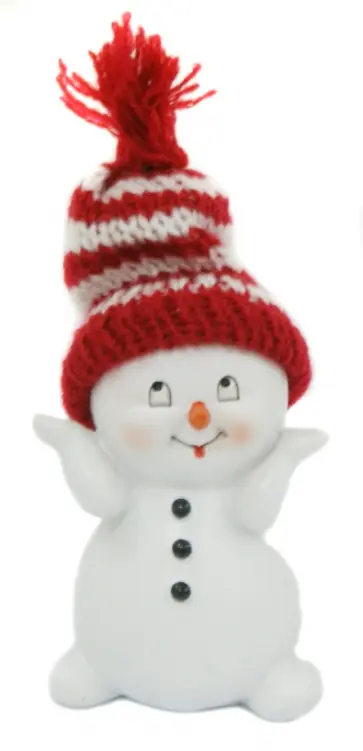 Новогодняя фигурка "Снеговик" (в ассортименте 6 видов) (572669) обложка книги