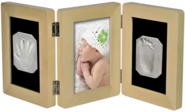 Набор для изготовления слепков "Рамочка Лайт" тройная складная настольная. Липа (RM4N) обложка книги