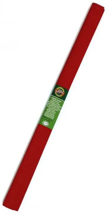 Бумага гофрированная в рулоне, красная обложка книги