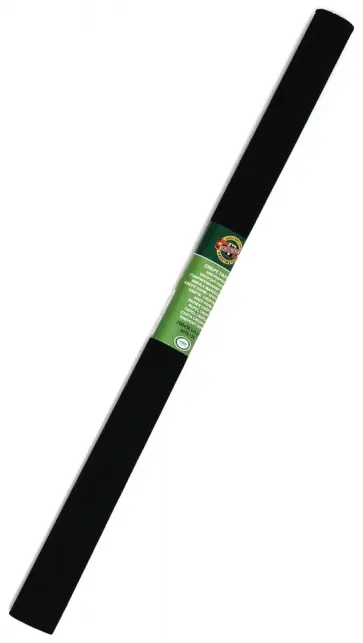 Бумага гофрированная, в рулоне, черная обложка книги