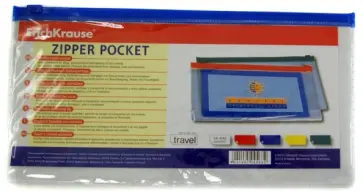 Папка-конверт на молнии прозрачная (222951) обложка книги