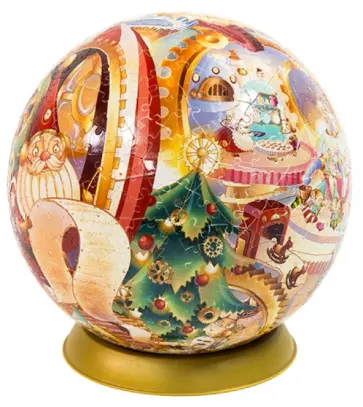 Шаровый пазл "Мастерская Деда Мороза" (A2454_03) обложка книги