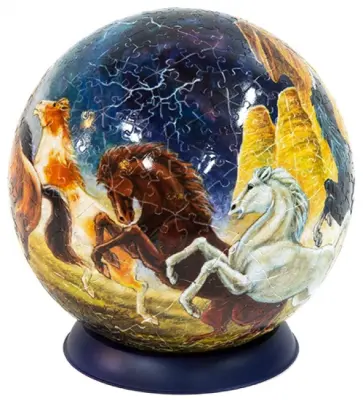 Шаровый Пазл Лошади (A1024_06) обложка книги