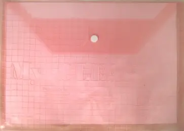 Папка на кнопке (А4, пластиковая, красная) (CY209-12-R) обложка книги