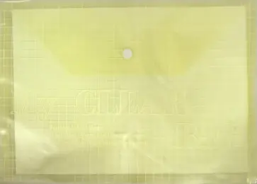 Папка на кнопке (А4, пластиковая, желтая) (CY209-12-Y) обложка книги