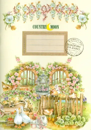 Блокнот "Деревенские мотивы" А6 обложка книги