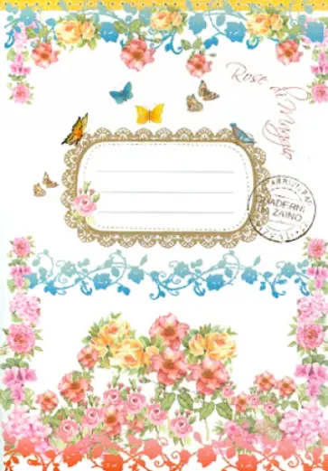 Блокнот "Розы" А6 обложка книги