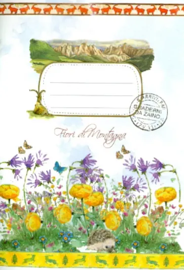 Блокнот "Цветы гор" А6 обложка книги