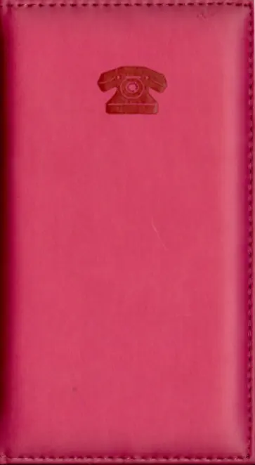 Телефонная книга "Виннер". Малиновая. 85х157 мм. 96 страниц (30396-25) обложка книги