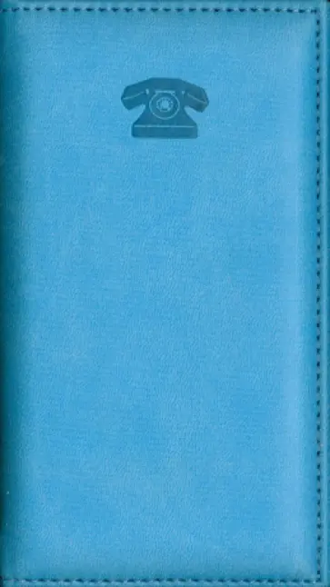 Телефонная книга "Виннер". Голубая. 85х157 мм. 96 страниц (30399-25) обложка книги
