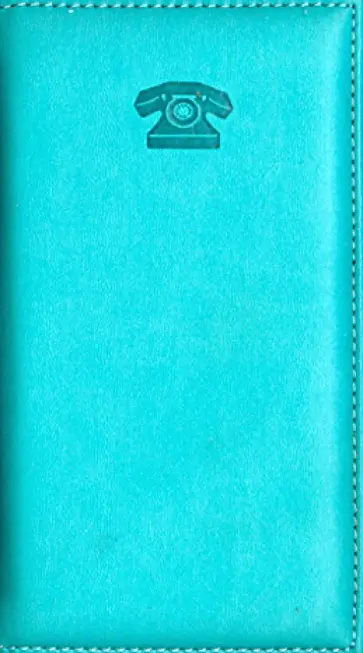 Телефонная книга "Виннер". Бирюзовая. 85х157 мм. 96 страниц (30400-25) обложка книги