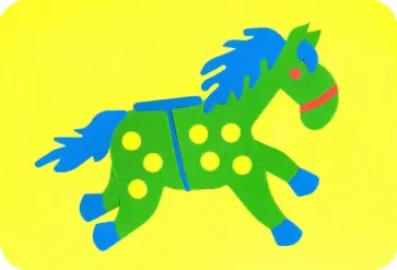 Мягкий пазл Лошадка, в ассортименте Мягкий пазл Лошадка, в ассортименте обложка книги