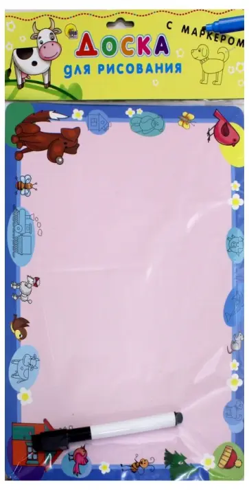 Доска для рисования с маркером. корова (Д-1421) обложка книги