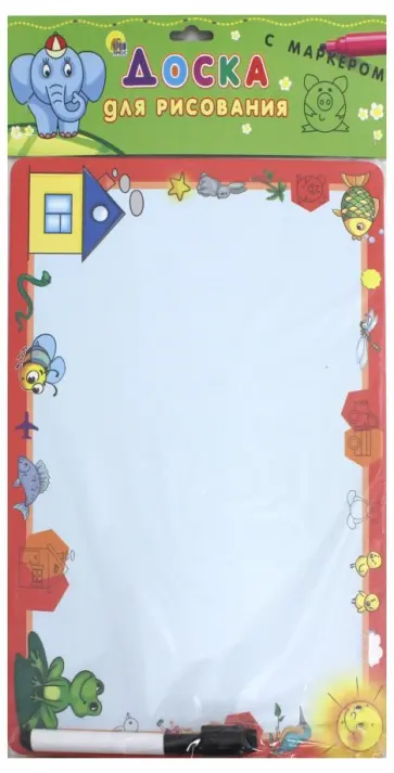 Доска для рисования с маркером. Слон (Д-1422) обложка книги