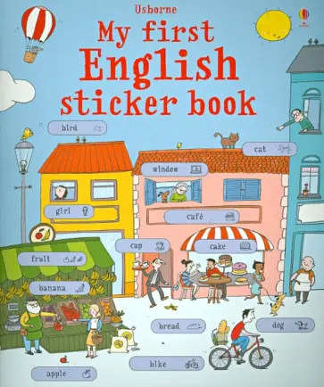 Susan Meredith - My First English Sticker Book обложка книги