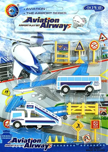 Набор инерционных машинок "Aviation Airways" (2828Т) обложка книги