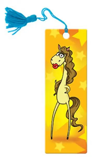 Сувенир. 3D-закладка "Длинноногая лошадка" (52129) обложка книги