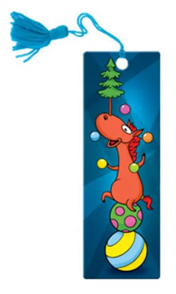 Сувенир. 3D-закладка "Цирковая лошадь". (52131) обложка книги