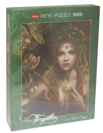 Puzzle-1000 "Девушка с золотыми украшениями" (29614) обложка книги