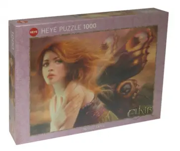 Puzzle-1000 "Фея с крыльями бабочки" (29612) обложка книги