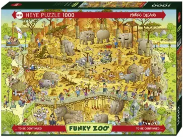Puzzle-1000. Африканский зоопарк обложка книги
