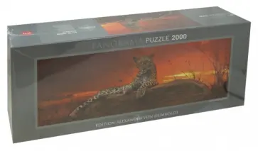 Puzzle-2000 "Леопард на рассвете" (29608) обложка книги