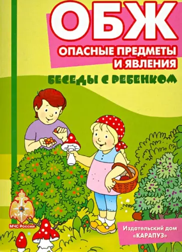 Вера Шипунова - ОБЖ. Опасные предметы и явления. Комплект карточек обложка книги