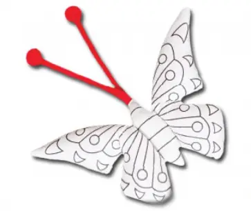 Игрушка для раскрашивания стираемая "Бабочка" (TZ 12541) обложка книги