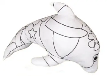 Игрушка для раскрашивания стираемая "Дельфин" (TZ 12543) обложка книги